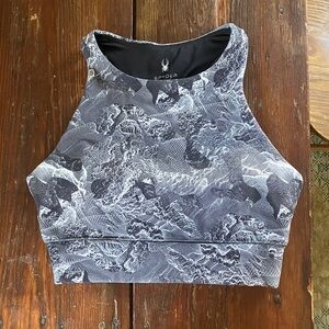 Size small Spyder high neck sports bra